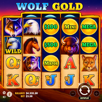 OceanSpin - Wolf Gold Pokies - Real Money Game