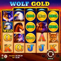 OceanSpin - Wolf Gold Pokies - Real Money Game