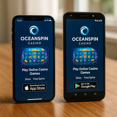 OceanSpin Casino - Mobile Apps - iOS and Android Compatible