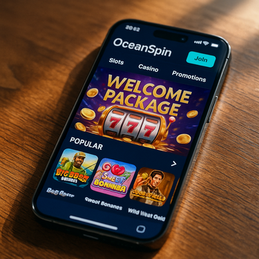 OceanSpin Casino - Mobile Platform - Responsive Gaming Experience